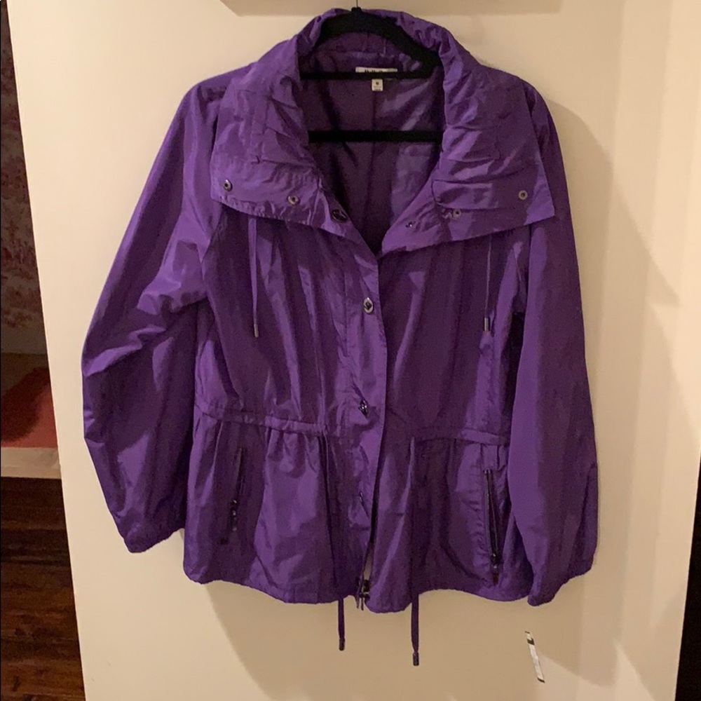 Bellefleur Purple Rain Jacket w/ cinch waist Sz M